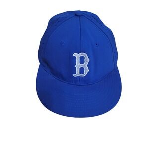 The Game Youth Royal Blue B Logo Perforated Snapback Baseball Hat Cap